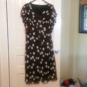 Lane Bryant 18W brown dress.